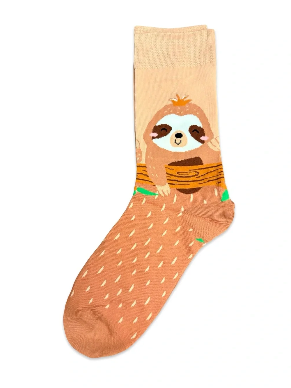 Sloth Novelty Crew Socks One Size Fits Most